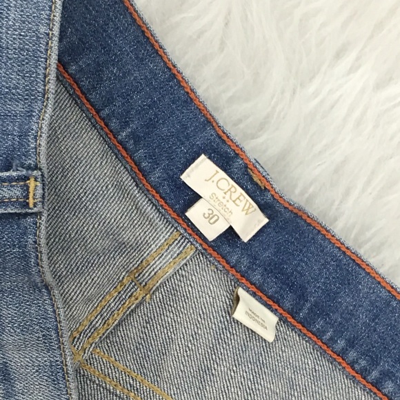 J CREW Jean Shorts Cuffed Hem Sz 30 - Picture 5 of 6